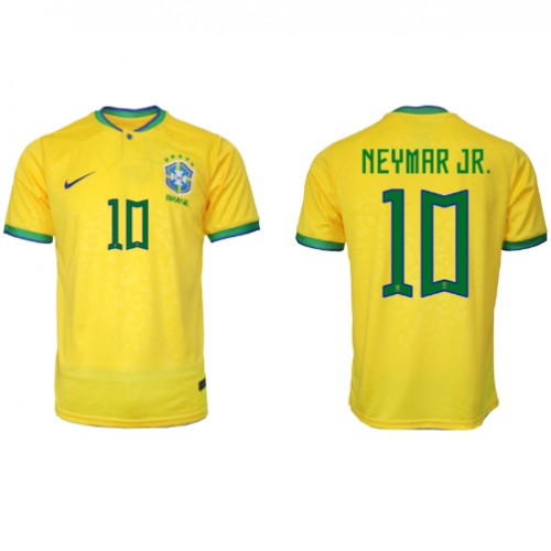 Dres Brazil Neymar Jr #10 Domaci SP 2022 Kratak Rukav